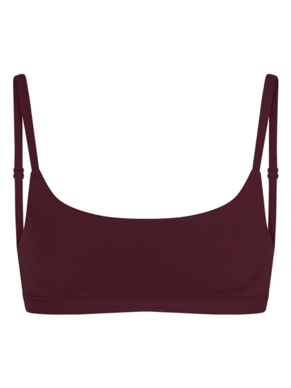 Skims NWOT Currant Fits Everybody Scoop Bralette, Size M
